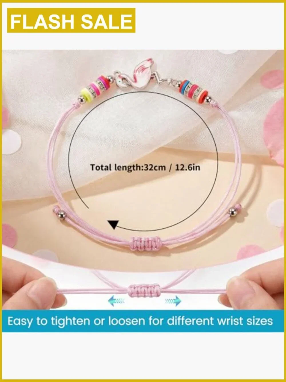 14 PCS Adjustable Friendship Bracelets with Animal Charms